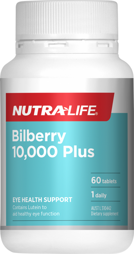 Nutralife Bilberry 10,000 Plus 30 tablets