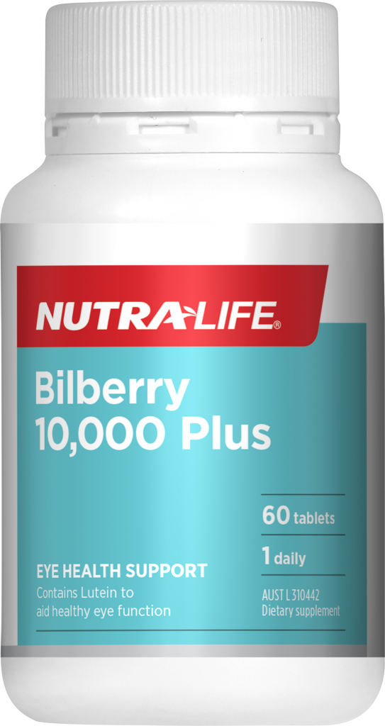 Nutralife Bilberry 10,000 Plus 30 tablets