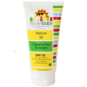 Natural Sunscreen SPF 50 (Fragrance Free) 150ml
