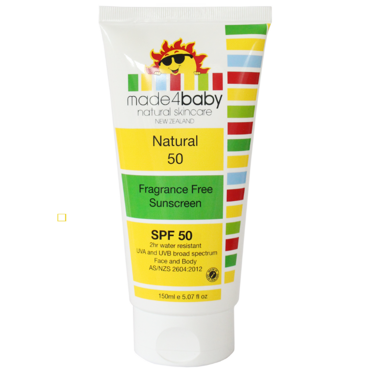 Natural Sunscreen SPF 50 (Fragrance Free) 150ml