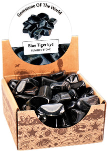 Tumbled stone – Blue Tiger Eye