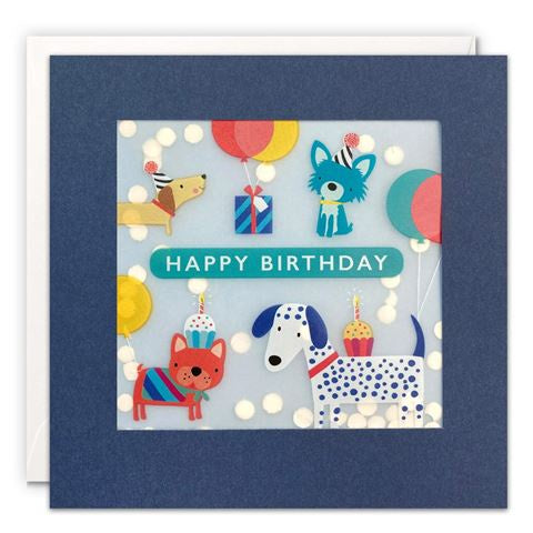 James Ellis - Dogs Happy Birthday - Shakies Birthday Card