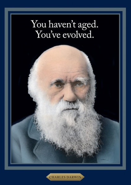 Cath Tate - Charles Darwin - Birthday Card
