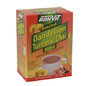 Bonvit Roasted Dandelion Turmeric Chai Blend Tea x32 Filter Bags