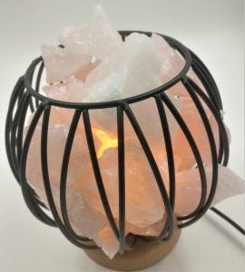Crystal Energy Cage Rose Quartz - Love Enhancer
