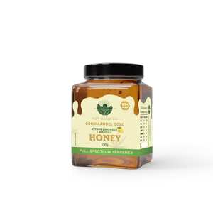 Hey Hemp Coromandel GoldManukā Honey + Hemp Seed Oil 150g