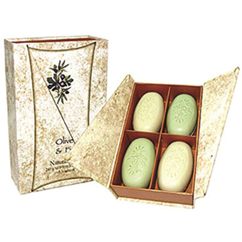 Clover Fields Gift Box Olive & Fig Soap x 4 Pack