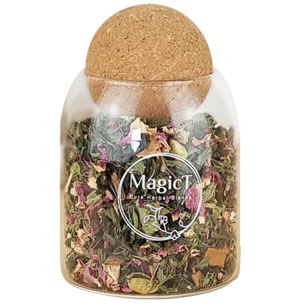 MagicT Daily Energizer 50g (Green tea, Peppermint, Rose petal, Cardamom, Ginger and Cinnamon)