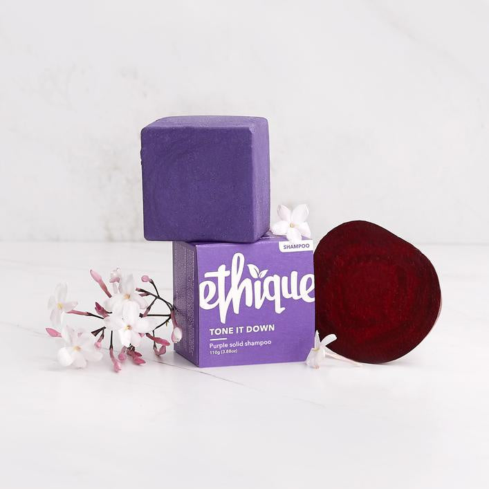 Tone It Down™ Solid purple shampoo for blondes & silver foxes (110g)
