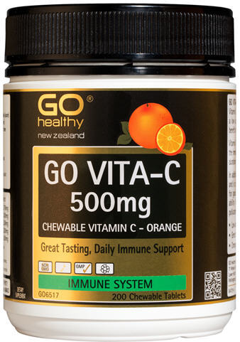 GO VITA- C 500mg ORANGE Chewable Tablets