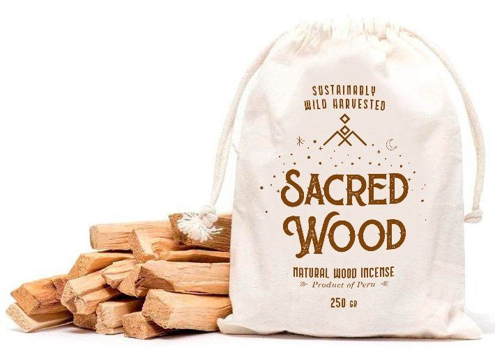 Palo Santo 250g in Natural Cloth Bag