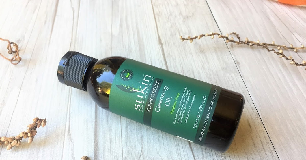 SUKIN SUPER GREENS CLEANSING OIL 125ML - Last of Stock