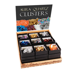 Aura Quartz Cluster(single cluster in giftbox)