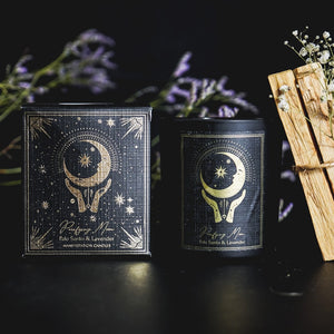 Purifying Moon Palo Santo & Lavender Manifestation Candle 100gm