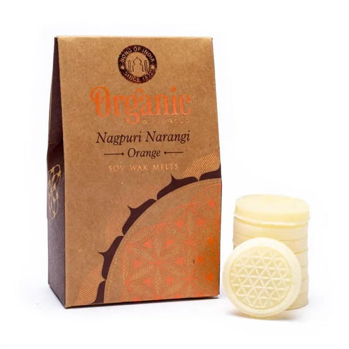 Wax Melt Nagpuri Narangi - Orange [3] 40gm Organic Goodness