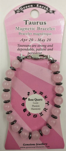 Zodiac Bracelet-Taurus- Rose Quartz