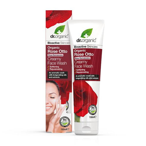 Dr organic Rose otto creamy face wash