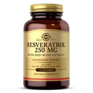 RESVERATROL 250 MG WITH RED WINE EXTRACT SOFTGELS