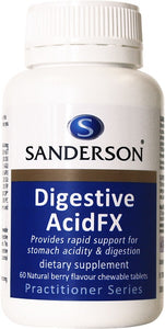 Sanderson Digestive AcidFX Chewable Tablets 60
