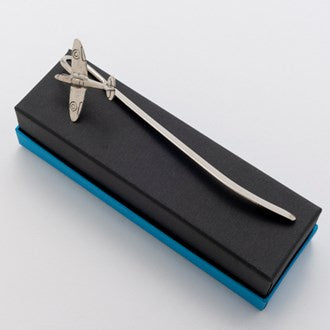 Spitfire pewter bookmark