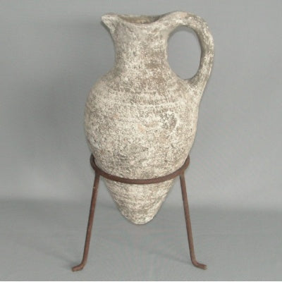 Rustic Jug on Stand