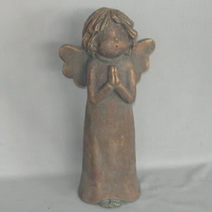 38cm Praying Angel Bronze