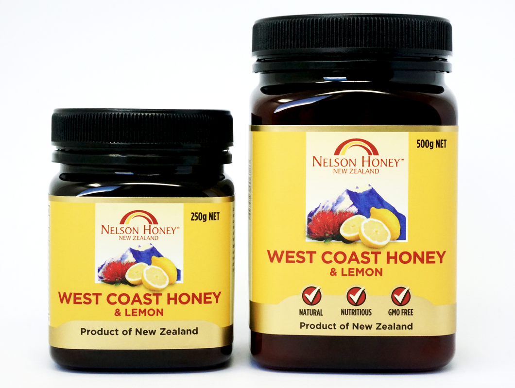 west coast honey & lemon 500g