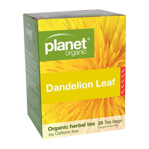 Planet Organic Dandelion Leaf  - 25 Tea Bags