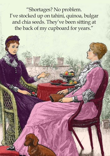 Cath Tate - Back Of The Cupboard - Humour Card