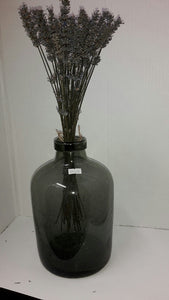 Smokey Glass  Jar/Vase