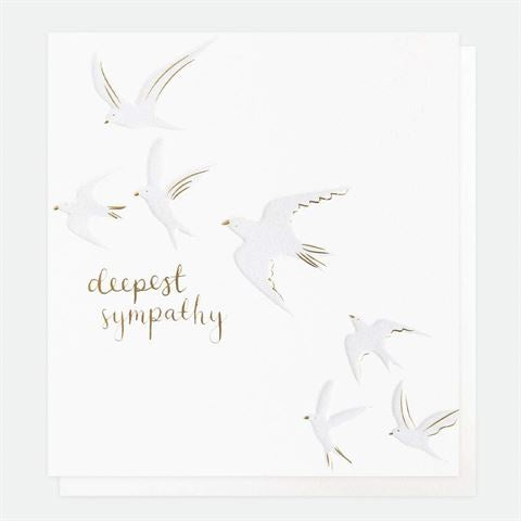 Caroline Gardner - Deepest Sympathy - Sympathy Card