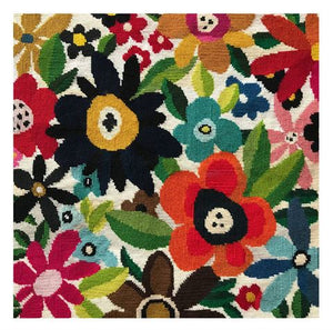 Julia Christian - Tapestry Flowers Red Back - Card