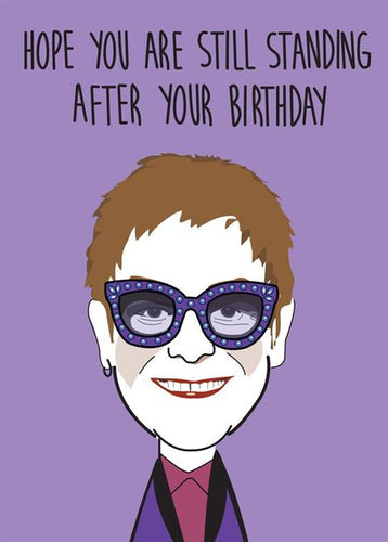 Cath Tate - Elton John - Birthday Card