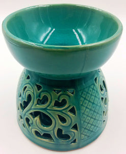 Turquoise Oil Burner