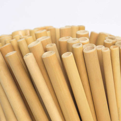 BAMBOO STRAWS 25CM LONG