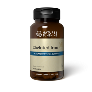 Iron, Chelated (180 tabs)