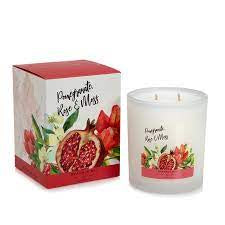 Pomegranate, Rose & Moss  Soy Wax Candle 300gm