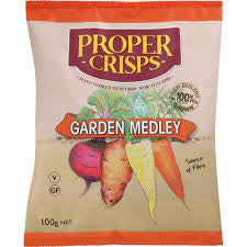 Proper Crisps Garden Medley 100g