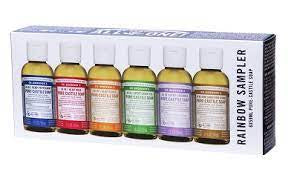 Rainbow Sampler Pure Castile Soap