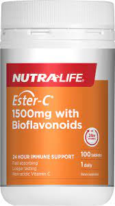 Ester C 1500mg + Bioflavonoids One-A-Day Tabs 100s