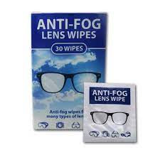 Anti Fog Lens Wipes - 30 wipes