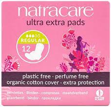Natracare Ultra Extra Pads With Wings Regular 12s
