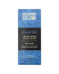 Solomons Gold Dark Nib 75% (GF,DF,SF, Nut Free) 55g