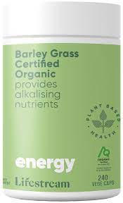Barley Grass 240 Caps Certified Organic