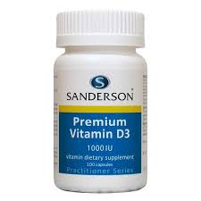 Sanderson Premium Vitamin D 1000iu Capsules 100