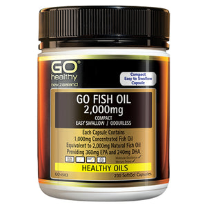 Fish Oil 2,000mg Compact Odourless  230 capsules