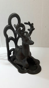 Wrought Iron Deer Bookend