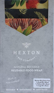 Hexton Beeswax Food Wrap Starter Pack