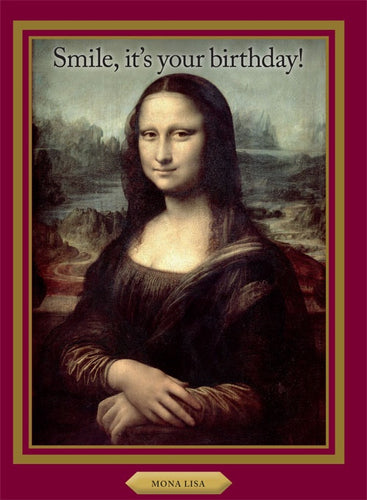 Cath Tate - Mona Lisa - Birthday Card