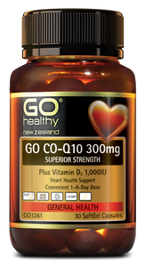GO CO-Q10 300mg + Vitamin D3 1,000IU